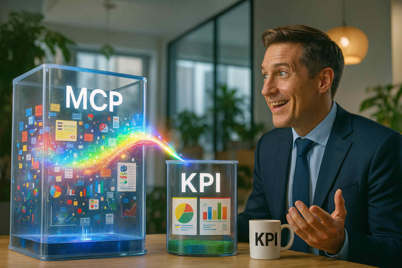 MCP Proxy KPI Dashboard showing governance metrics and control points